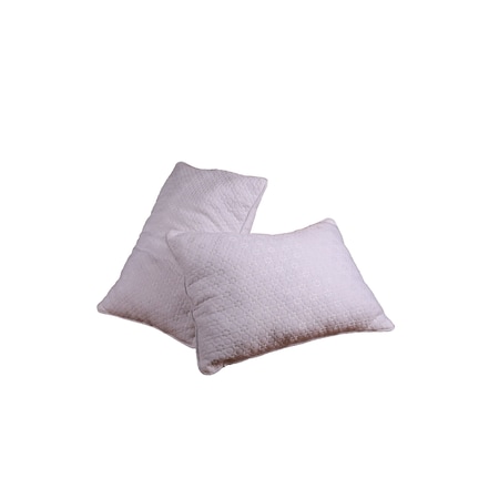 Homeroots Medium Memory Foam Polyester Fill Hybrid Hypoallergenic Bed Pillow, 27 In. x 20 In. in White 492028