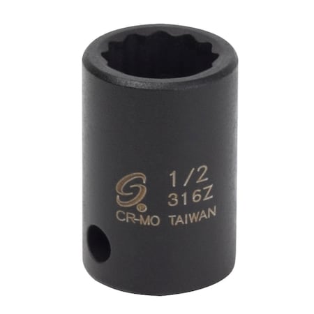 Sunex 3/8 inDr 1/2 in12Pt Sae Std Imp Sc 316Z