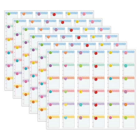Teacher Created Resources Cool for School Mini Accents, 36-Piece Set, 6PK 9308