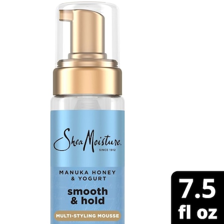 Shea Moisture Manuka Honey and Yogurt Smooth Hold Multi Styling Mousse, 7.5 Fluid Ounce, 12PK 68941059