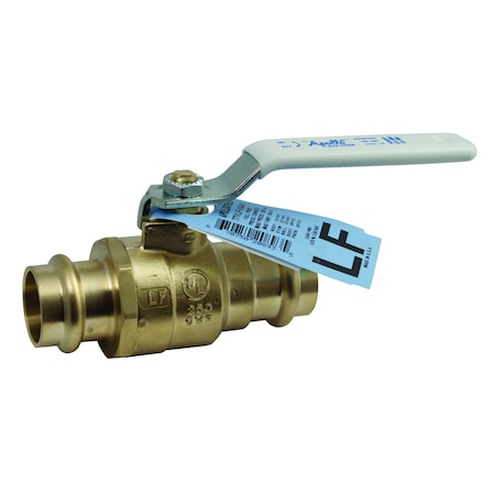 Apollo Valves 2" Press Brass Ball Valve Inline 77VLF10801