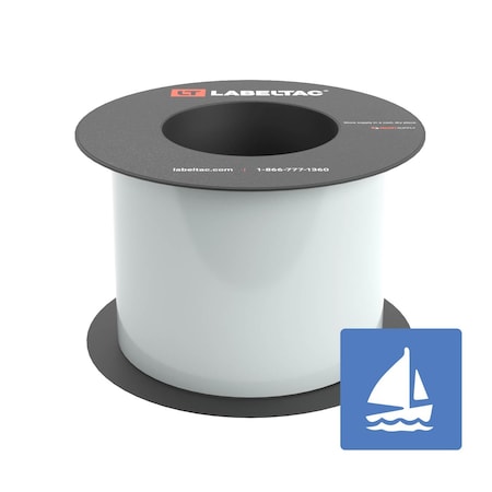 Labeltac Marine Supply 4in x 75ft LT9, Clear LT411MN-C
