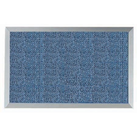 Aarco Designer ''Wedgewood'' Fabric Bulletin Board w/ a Clear Satin Anodized Aluminum Frame, 12''Hx18''W DF1218014