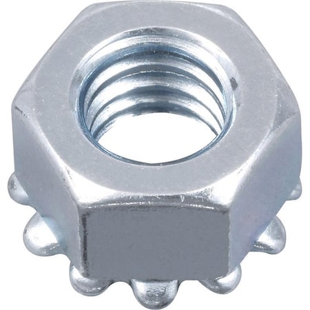 Hillman 10/24 in. Zinc-Plated Steel SAE Keps Lock Nut, 100PK 180276