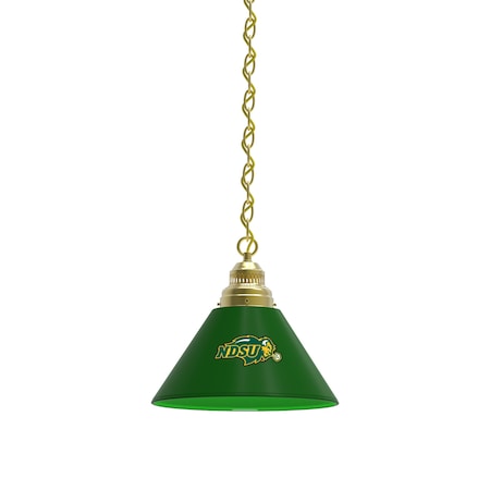 Holland Bar Stool Co North Dakota State Pendant Light, Green Shades, Brass Fixture BL1BRNDakSt-G