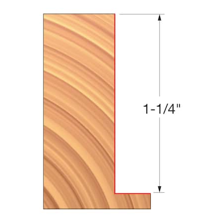 Freud 3-9/16in. x 1-1/4in. x 1-1/4in. Straight Edge Cutter UP147-IC