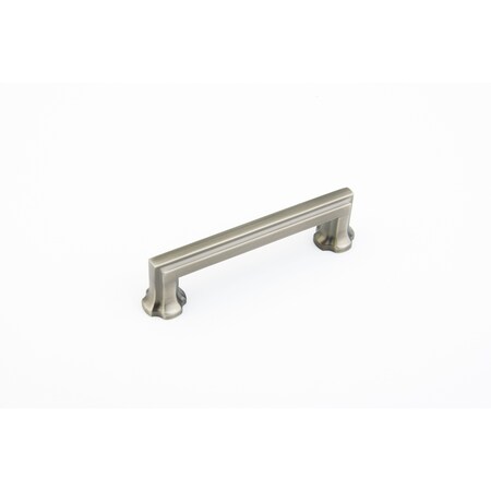 Schaub 4in Center to Center Empire Cabinet Pull Antique Nickel Finish 877-AN