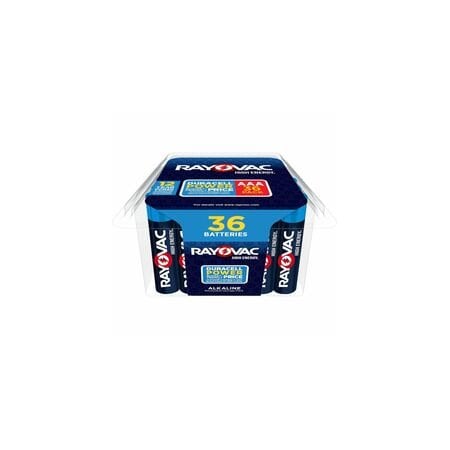 Rayovac High Energy Alkaline AAA Batteries, For Flashlight, Remote Control, Mouse, AAA, 8PK 82436PP