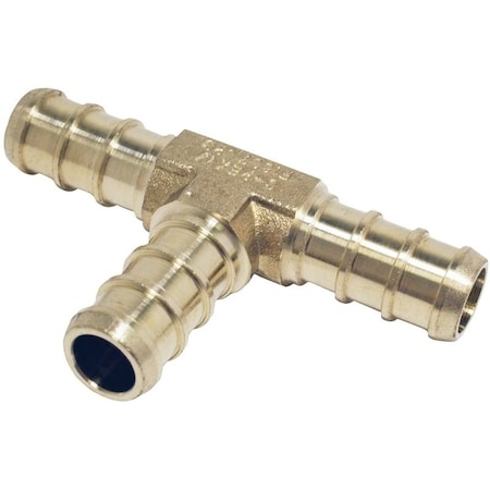 Apollo Valves Fitting Pex 3/8 Inch Tee Brass APXT38