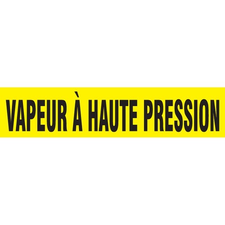 Accuform FRENCH PIPE MARKER VAPEUR HAUTE CRPK413STB