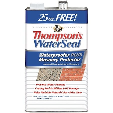 Thompsons Waterseal Masonry Protector, Clear, 1.2 gal TH.023111-03