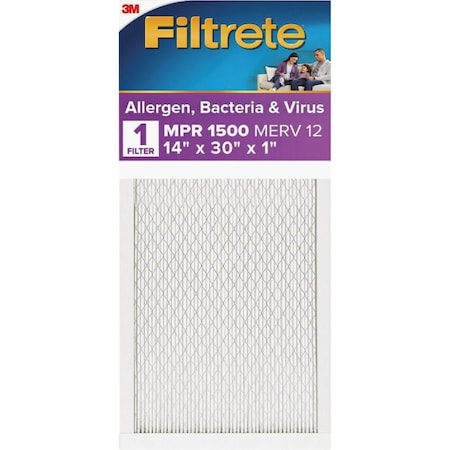 Filtrete High Performance Air Filter 1500 MPR 14'' x 30'' x 1'' 2024DC-4