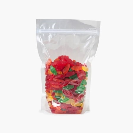 Nashville Wraps 6x9x2.5 Stand Up Zipper Top 2.5 mil Clear Bags, 50PK VSUZP69