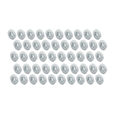 Allstar Performance 0.37-24 in. Right Hand Steel Jam Nuts, 50PK ALL18254-50