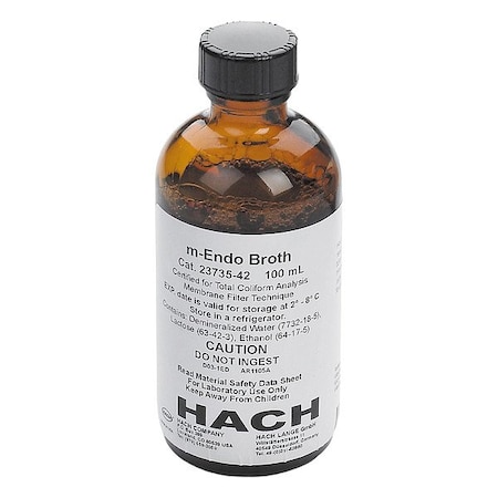 Hach M-Endo Broth, 100 mL, Bottle 2373542