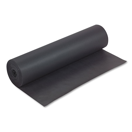 Pacon Spectra ArtKraft Duo-Finish Paper, 48 lb Text Weight, 36in x 1,000 ft, Black P0067301