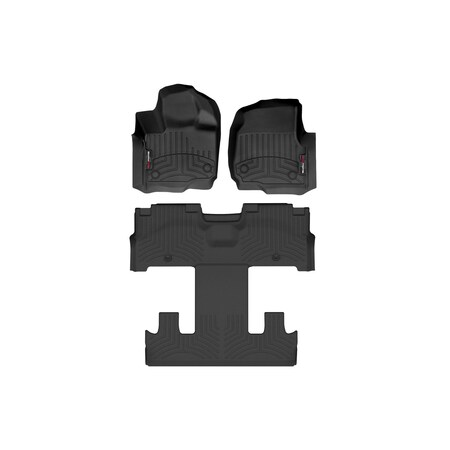 Weathertech Black, Front and Rear Floorliners 441665-1-5