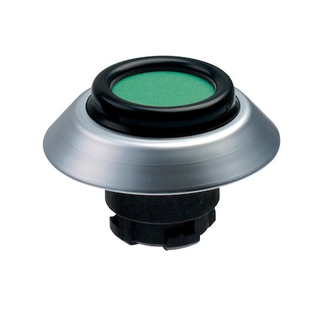 Schmersal NDT - Pushbutton, 101163564, hygienic design, Protection class IP69K, Mounting hole 22.3 mm NDTGR/GN