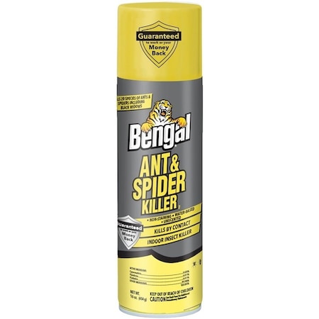 Bengal Ant and Spider Killer, Spray Application, Indoor, 16 oz Aerosol 93632