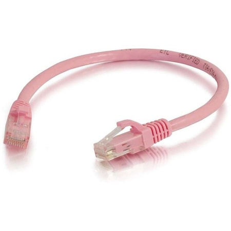 C2G 6IN CAT6 SNAGLESS UTP CABLE-PNK 960