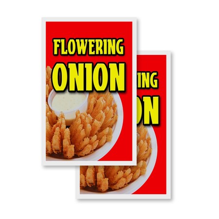 Signmission Flowering Onion, Vinyl Decals Only 24 Inch x 36 Inch, Vinyl Decal, 2PK DSB-2436-2PACK-Flowering Onion