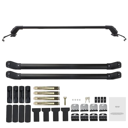Vevor Roof Rack Crossbar for Naked Roof Vehicle Aluminum with Lock HJ-RB017-108CM