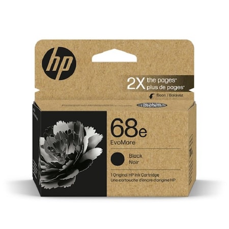 Hp 68e (7FP22TN) Black Original Ink Cartridge (320 Yield) 7FP22TN