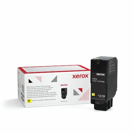 Xerox GENUINE YELLOW HIGH CAPACITY TONER CARTRIDGE FOR THE VERSALINK C620 USE & 006R04627