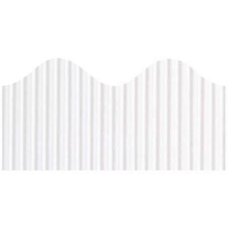 Pacon Corporation Pacon 37016 Bordette Decorative Border  2-1/4 x 50ft Roll  White 37016