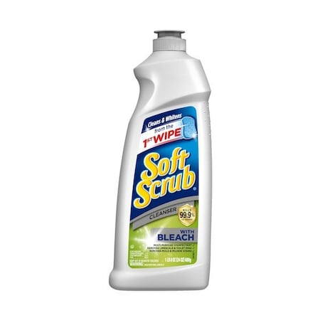 Soft Scrub 24 oz Cleanser with Bleach - 8 Per Case 2340007222