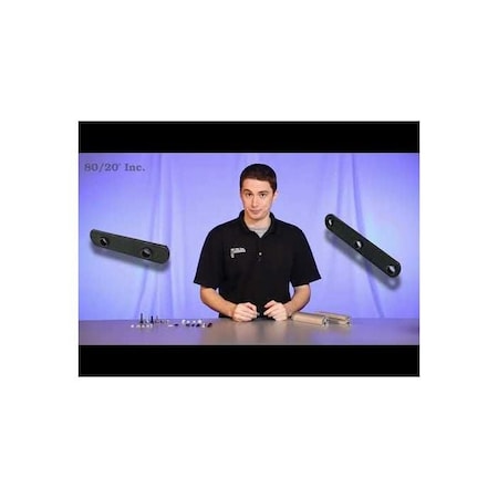 80/20 T-Nut, Centered Thread, Slide-In, 5/16-18 3789