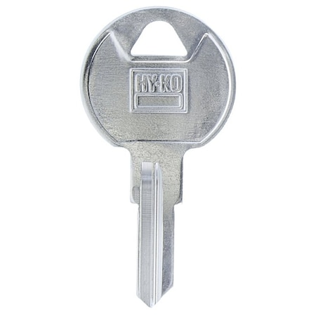 Hy-Ko Key Blank, Brass, Nickel-Plated, For: Trimark TM7 Locks 11010TM7