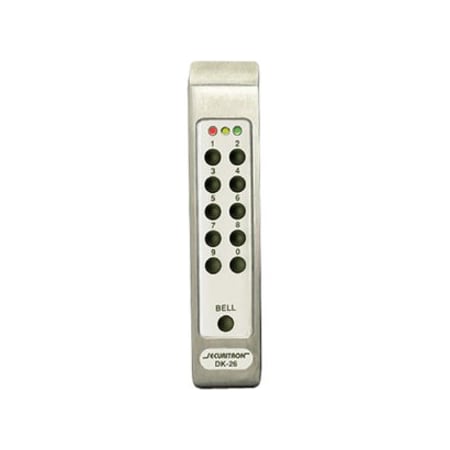 Securitron Access Control Keypad, 59 User Code DK-26SS