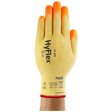 Ansell VF, Cut Resistant Glove, 9, HiViz, 20KJ35, PR 11-515VP