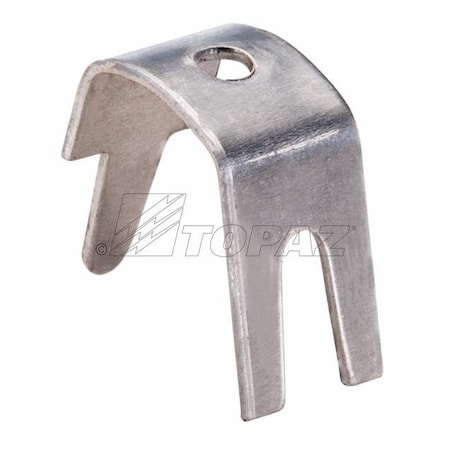 Topaz SE Lock Over Clip, Aluminum, 4/3 AWG, Gray 136