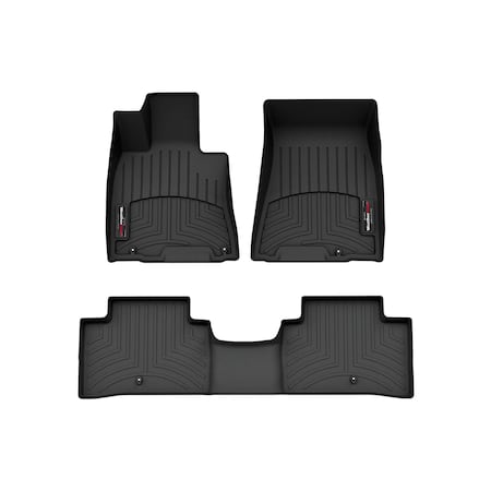 Weathertech Black, Front and Rear Floorliners 441697-1-3