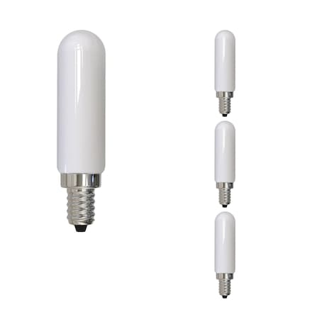 Bulbrite LED Filament 5W, Dimmable T6, Clear Glass, E12 Base, 3000K, 400 Lm, 4PK 862854