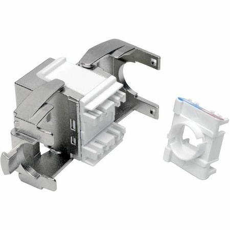Eaton Tripp Lite Series Keystone Jack Cat6a/Cat6/Cat5e, RJ45, Shielded, Dust Cap - Toolless,  N238-001-SH-TF
