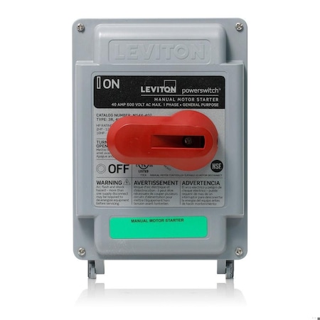 Leviton Nonfusible, Safety Switch, 600 V, Polyester MS4X-402