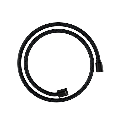 Axor Shower Solutions Textile Hose with Cylindircal and Conical Nut, 49" in Matte Black 28227670