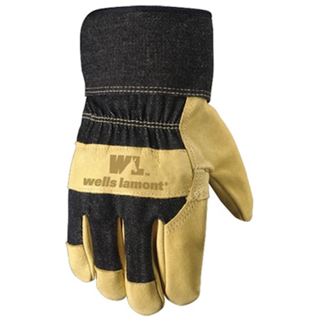 Wells Lamont 3300L Mens Grain Pigskin Work Glove Large 149995
