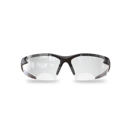 Edge Zorge G2 Series Safety Glasses, Vapor Shield Anti-Fog Lens, Nylon Frame, Black Frame DZ111VS-G2