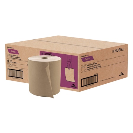 Cascades Pro Select Roll Paper Towel Natural 7.9, PK6 H085