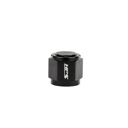 Hps Performance -16 AN Flare Female Cap, Aluminum, Black AN929-16