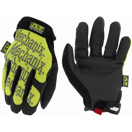 Mechanix Wear VF, Mechanics Glv, Hi-Vis Yel, 9, 21AP93, PR SMG-P91-009
