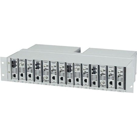 Black Box Black Box Power Chassis, 14-Slot, Rack Mount LMC200-2PS