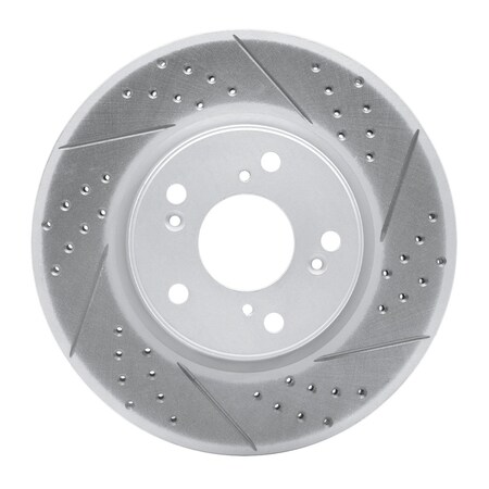 Dynamic Friction Co DFC Geoperformance Rotor - Drilled and Slotted 830-59039R