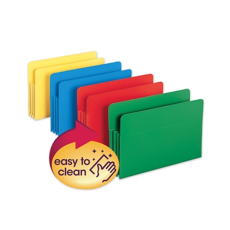 Smead Expanding Folder, Assorted Colors, Pk4 73550