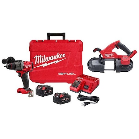Milwaukee Tool M18 FUEL Drill Kit + M18 FUEL Band Saw 2903-22, 2829-20