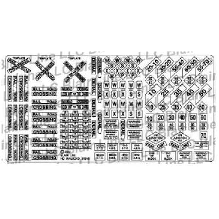 Blair-Line N Highway Railroad Sign BLR001